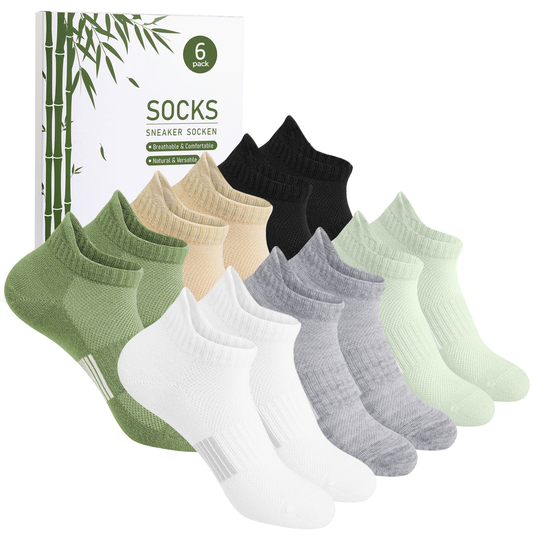 Vertkser Women’s Bamboo Viscose Everyday Socks Series · 6 Pairs