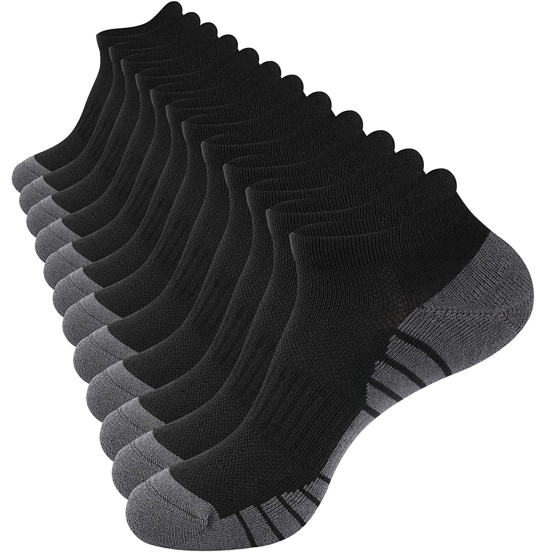 Men’s Bamboo Athletic Ankle Socks · 6 Pair Set
