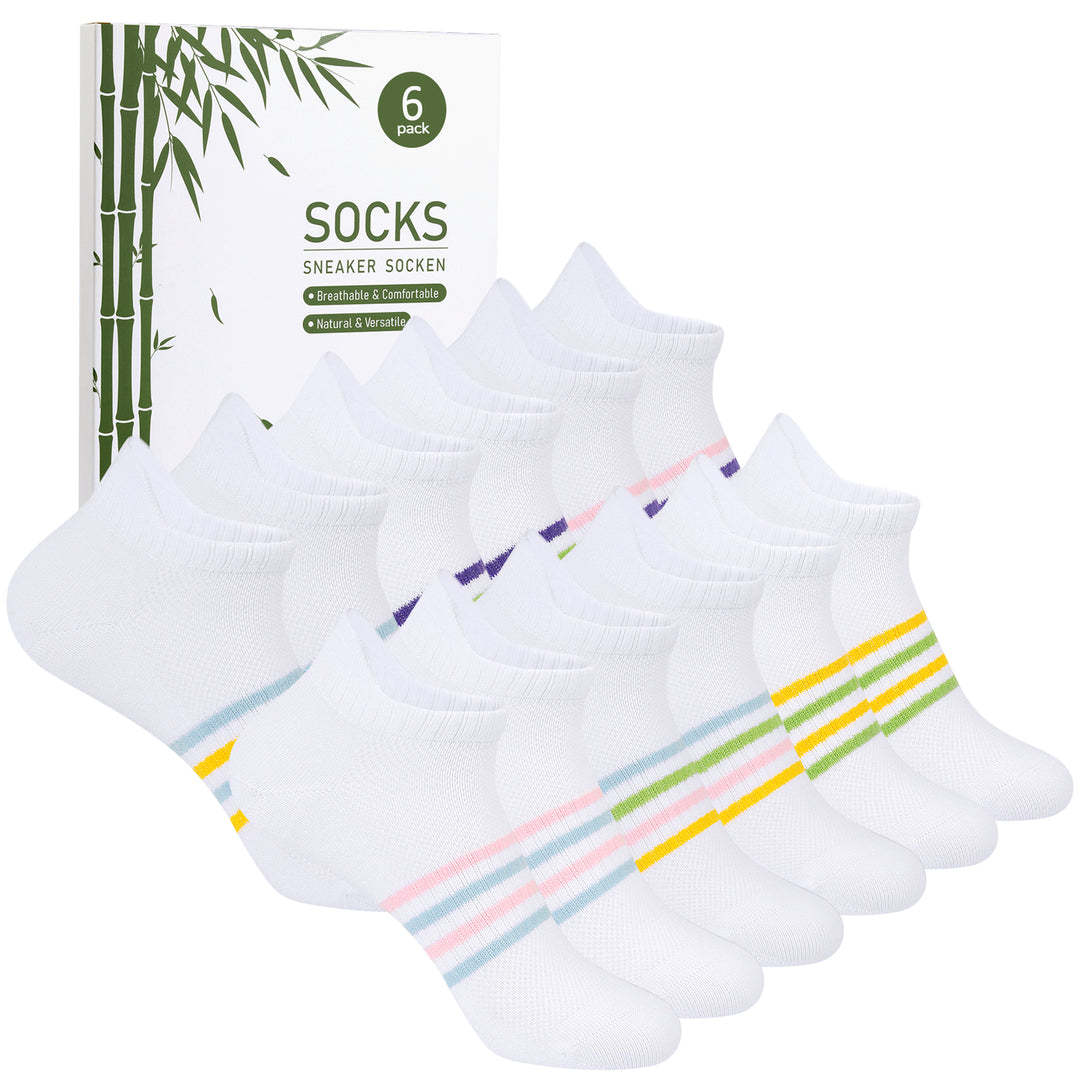 Vertkser Women’s Bamboo Viscose Everyday Socks Series · 6 Pairs