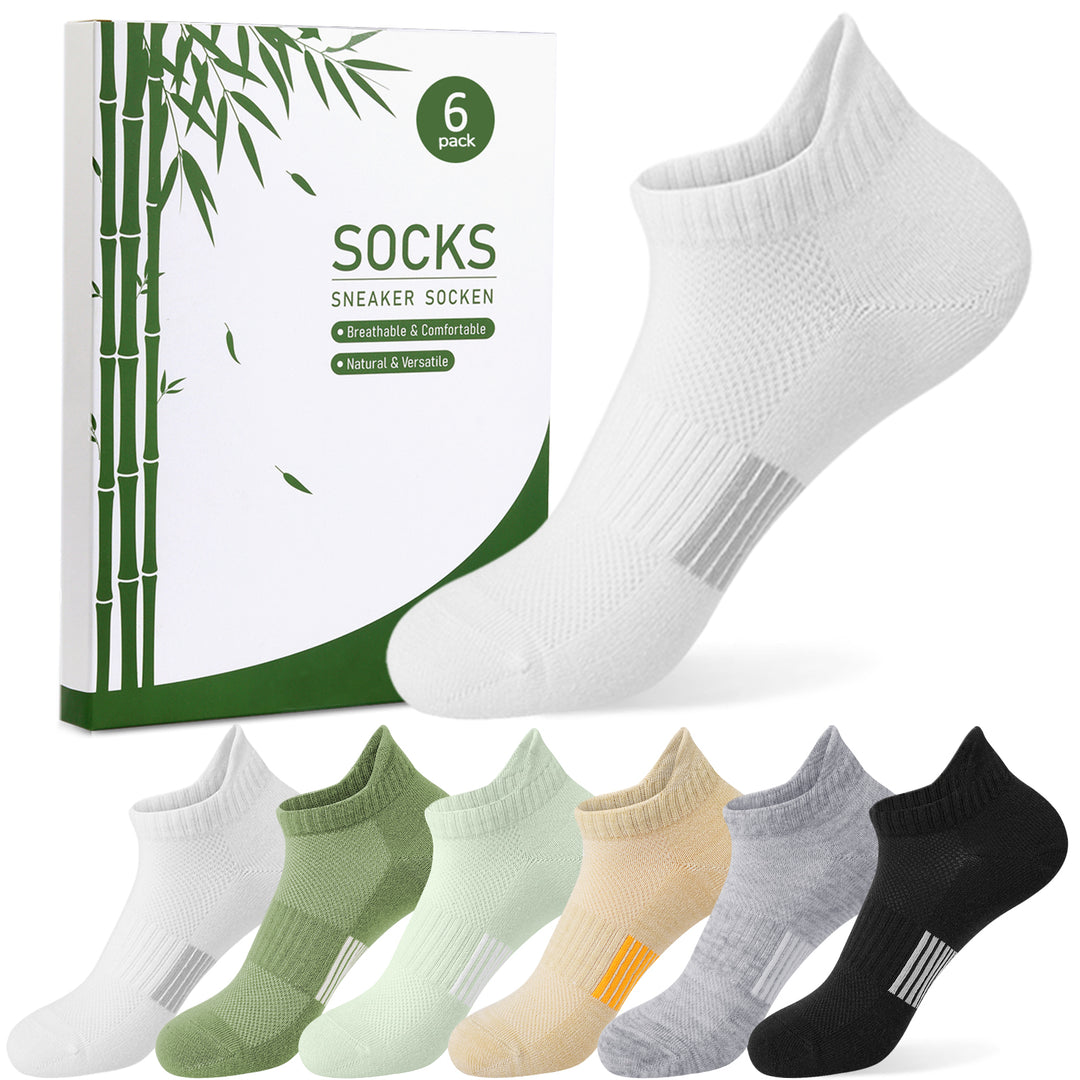 Vertkser Women’s Bamboo Viscose Everyday Socks Series · 6 Pairs