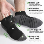 Load image into Gallery viewer, Men’s Bamboo Athletic Ankle Socks · 6 Pair Set
