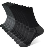 Load image into Gallery viewer, Bamboo Viscose Crew Socks for Men, Moisture Wicking Socks · 5 Pair Set
