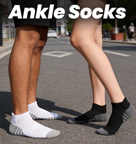 Men’s Bamboo Athletic Ankle Socks · 6 Pair Set