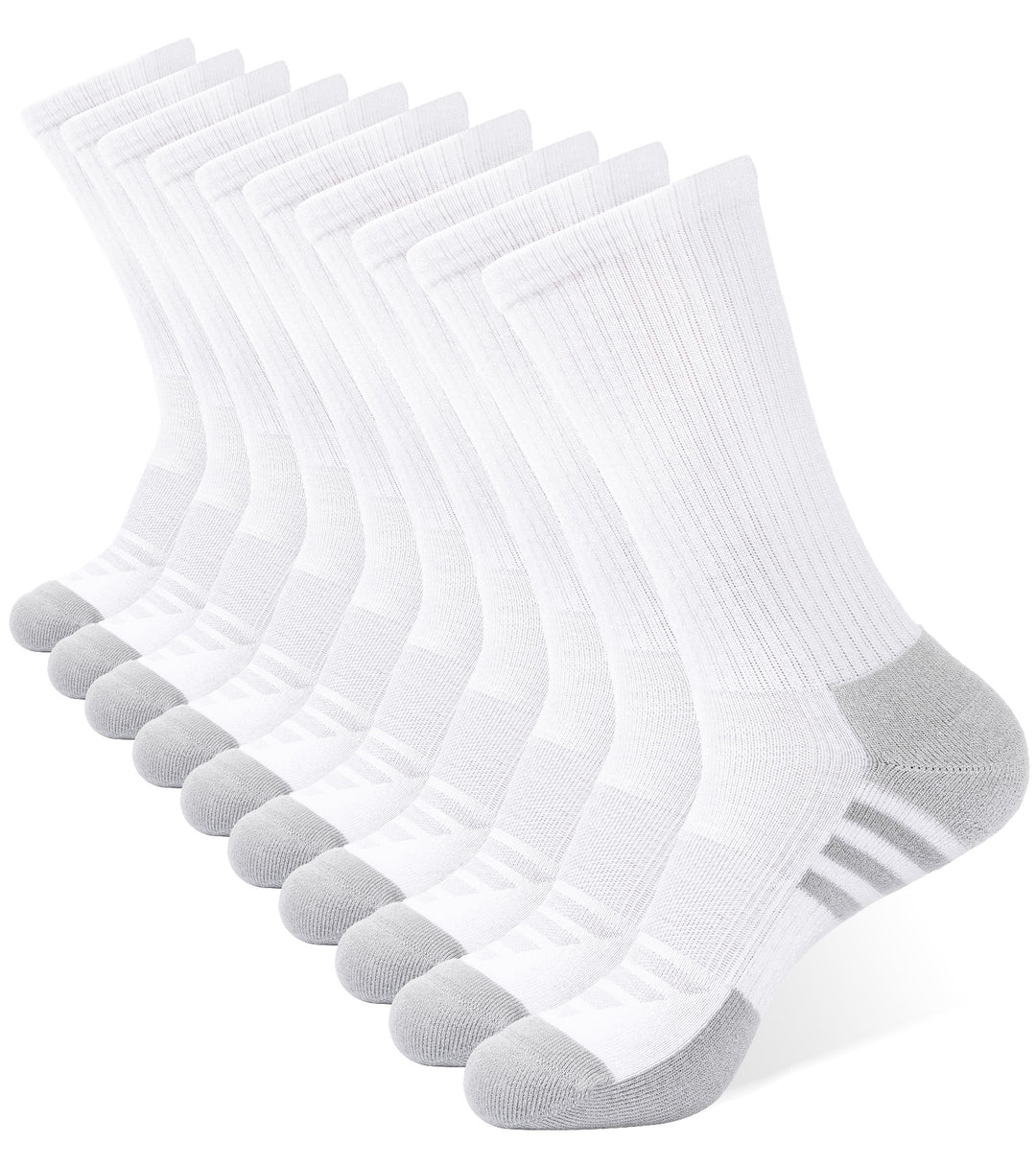 Bamboo Viscose Crew Socks for Men, Moisture Wicking Socks · 5 Pair Set